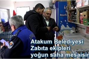 Atakum Zabıtasından Okul Kantinlerine Sıkı Denetim